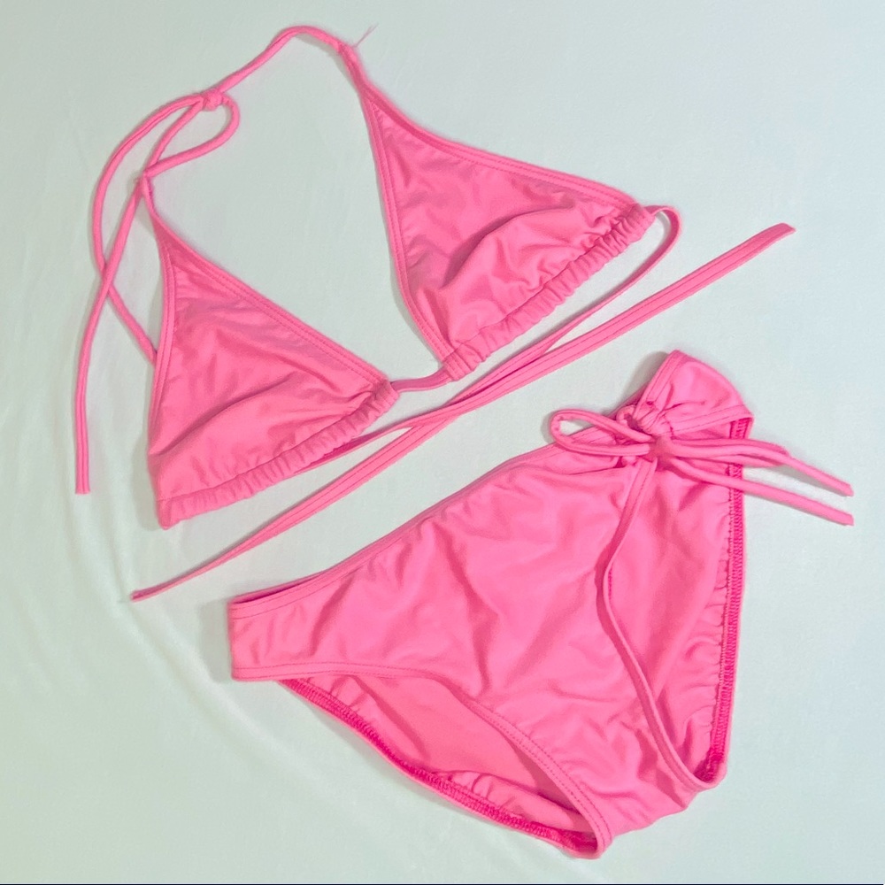 Pink String Bikini